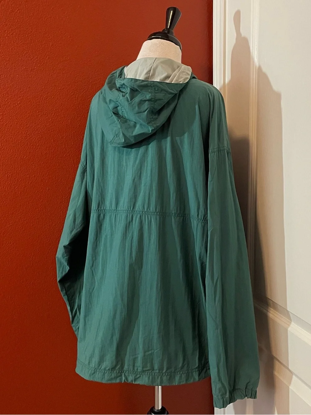 Columbia Men’s Vintage 90’s Green Button Front Gorpcore Hiking Anorak Jacket